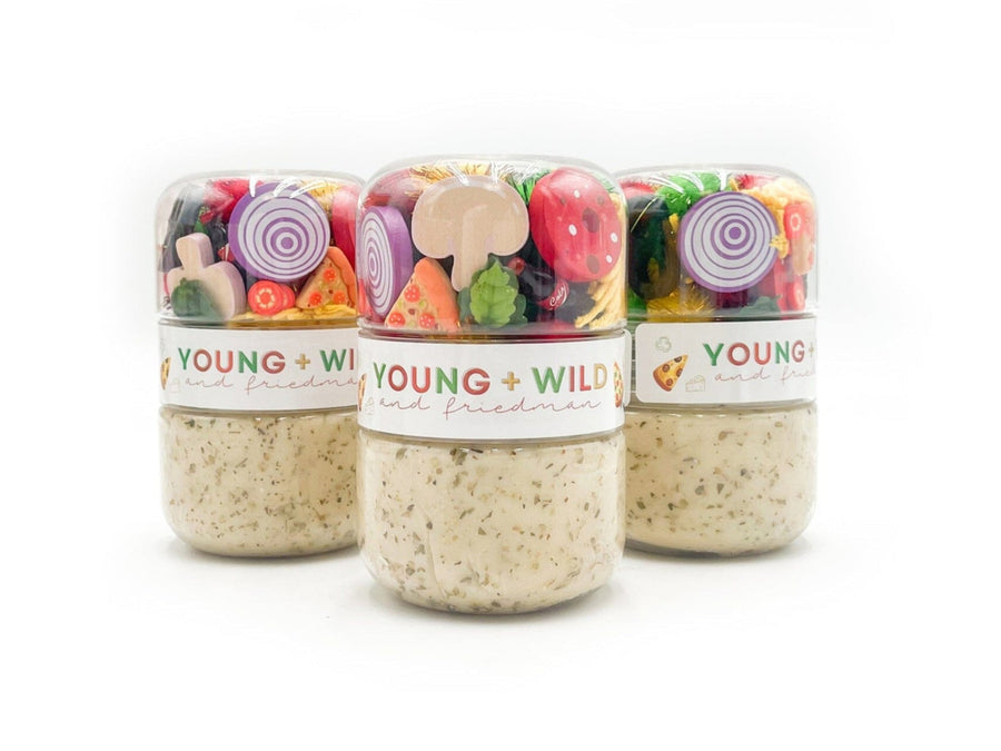 Pizza Grab & Go Dough Jar Grab and Go Dough Young + Wild and Friedman