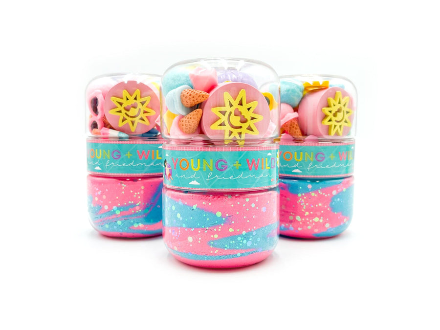 Pool Party Grab & Go Dough Jar Grab and Go Dough Young, Wild & Friedman