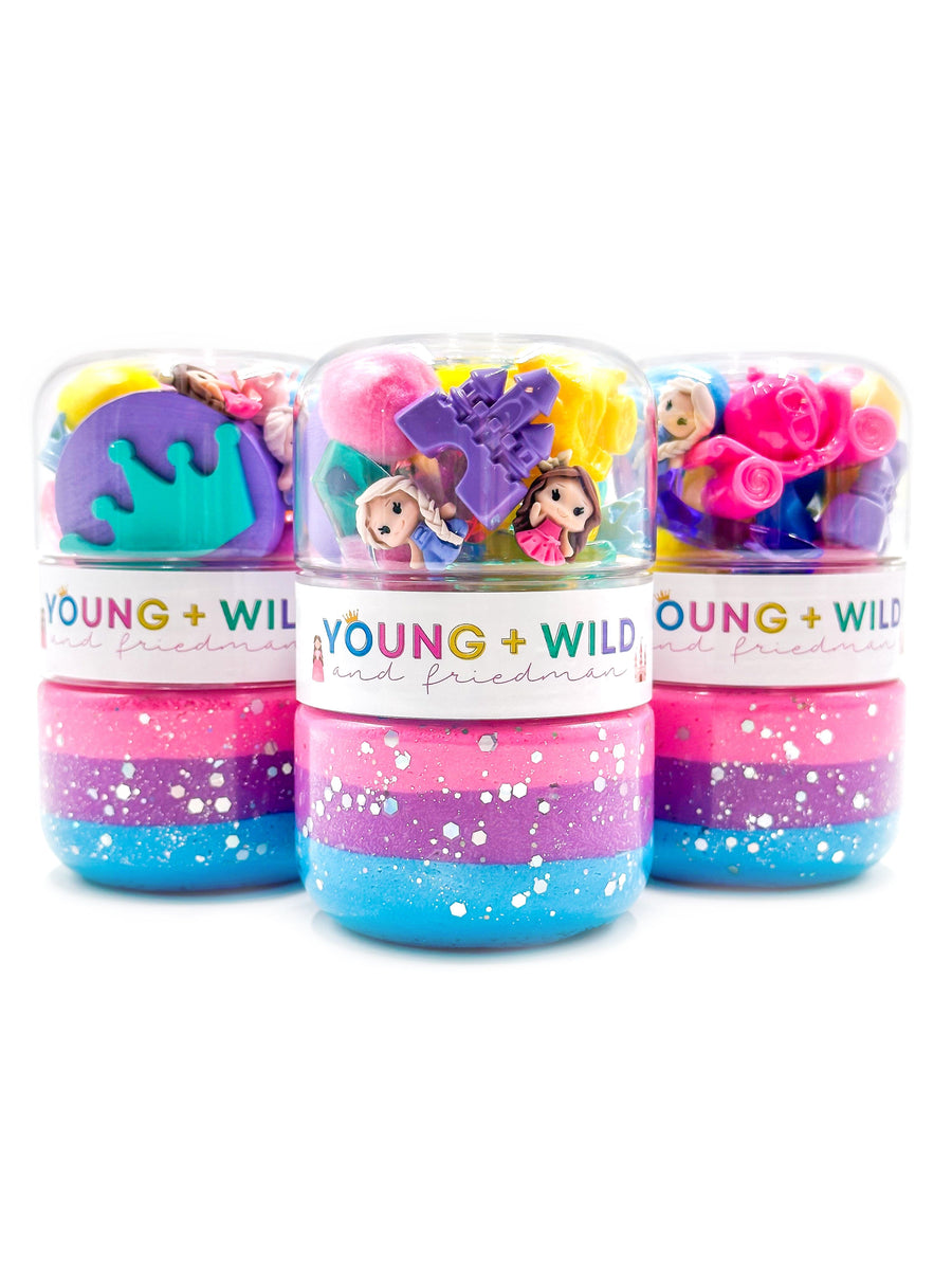 Princess Grab & Go Dough Jar Grab and Go Dough Young, Wild & Friedman