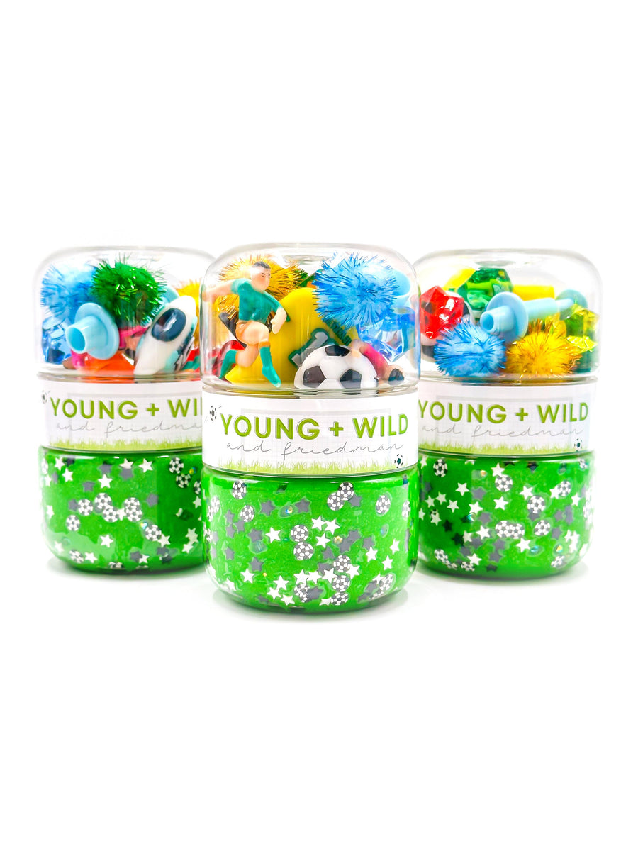 Soccer Grab & Go Dough Jar Grab and Go Dough Young, Wild & Friedman