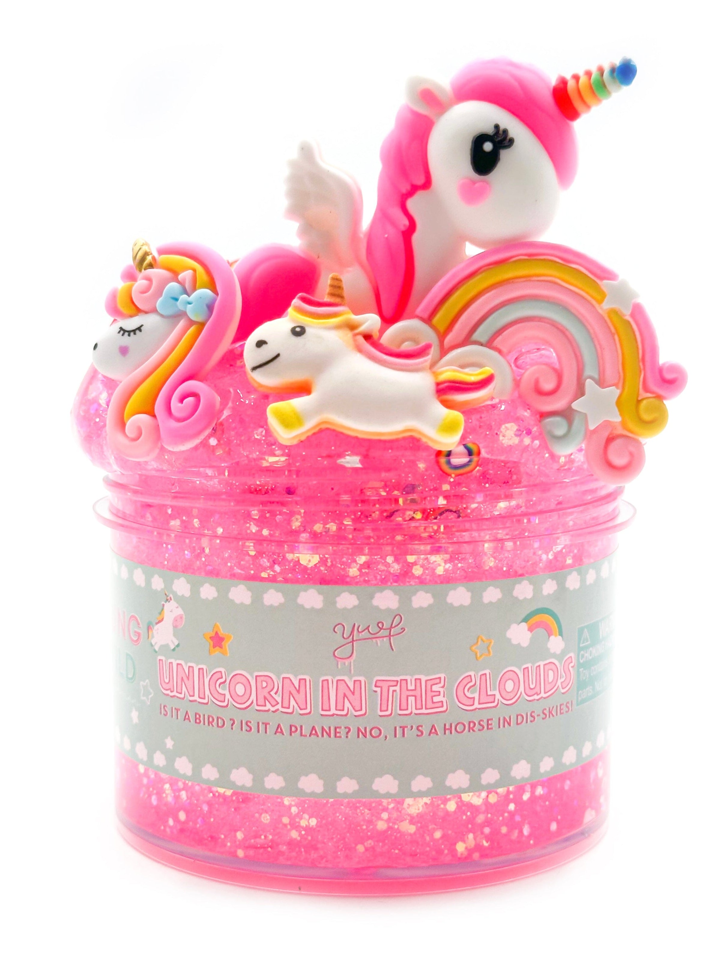Unicorn in the Clouds Slime Slime Young, Wild & Friedman