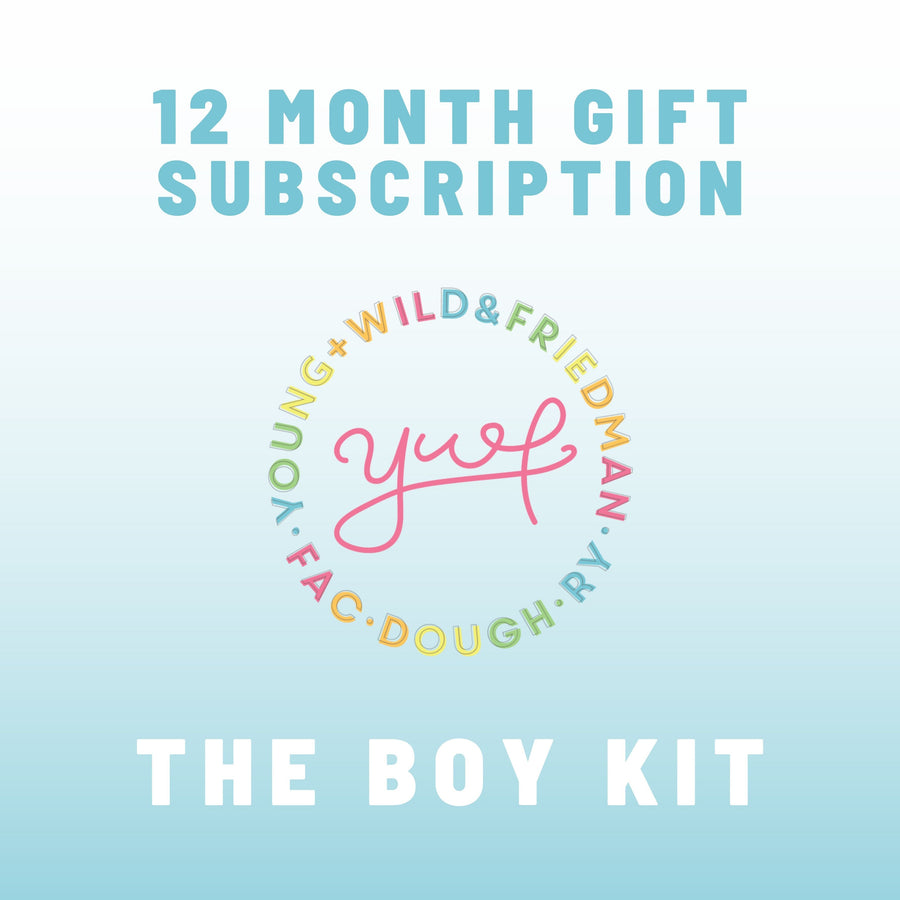 12 Month Gift Subscription - Boy Theme Subscription Young, Wild & Friedman 