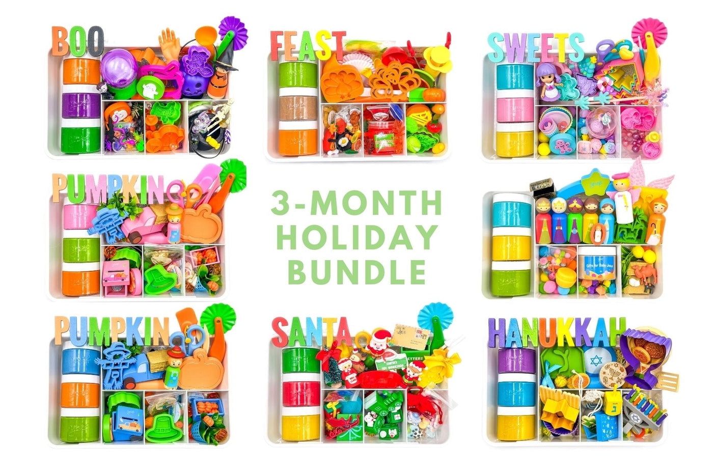 3-Month Holiday Bundle Sensory Kit Young, Wild & Friedman 