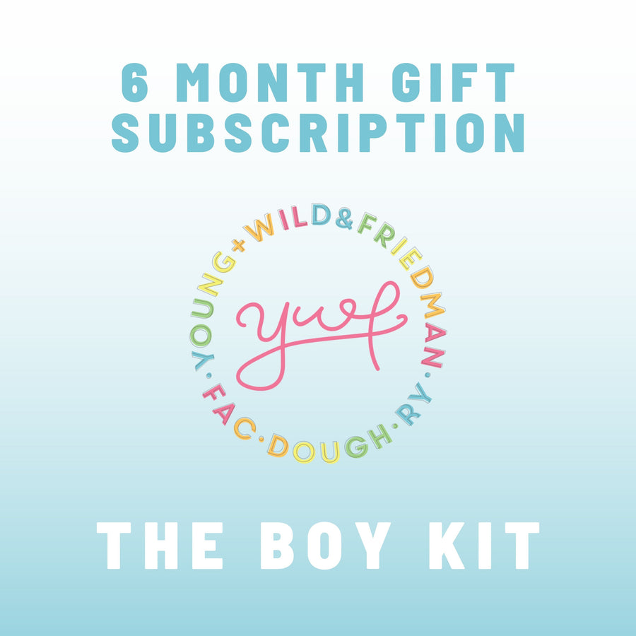 6 Month Gift Subscription - Boy Theme Subscription Young, Wild & Friedman 