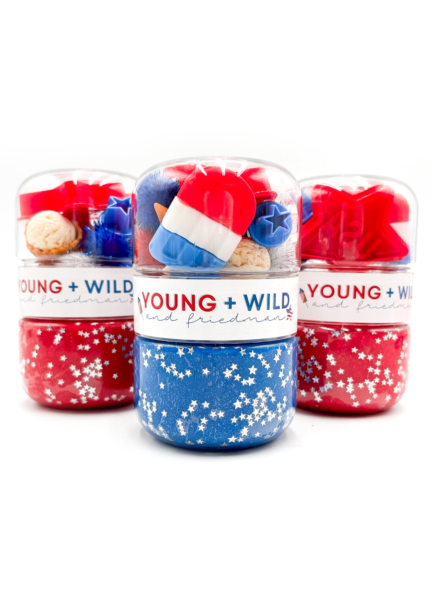 Fourth of July Grab & Go Dough Jar