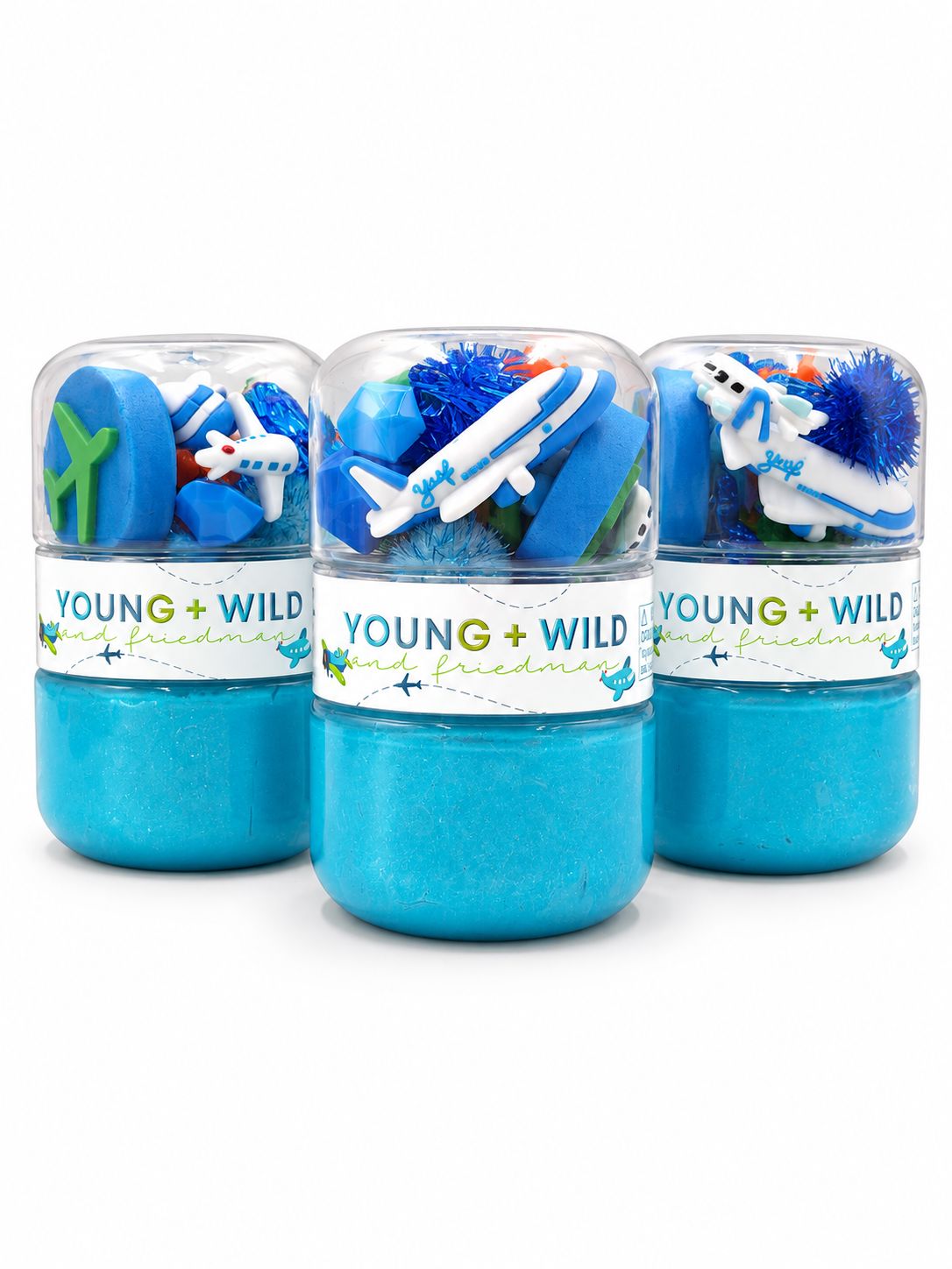 Airplane Grab & Go Dough Jar Grab and Go Dough Young, Wild & Friedman 