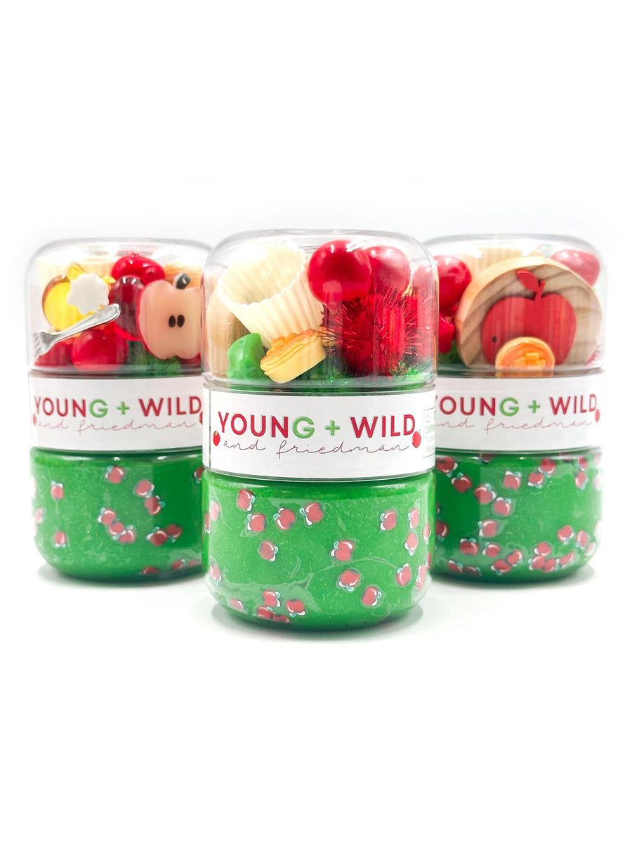Apple Pie Grab & Go Dough Jar Grab and Go Dough Young, Wild & Friedman 
