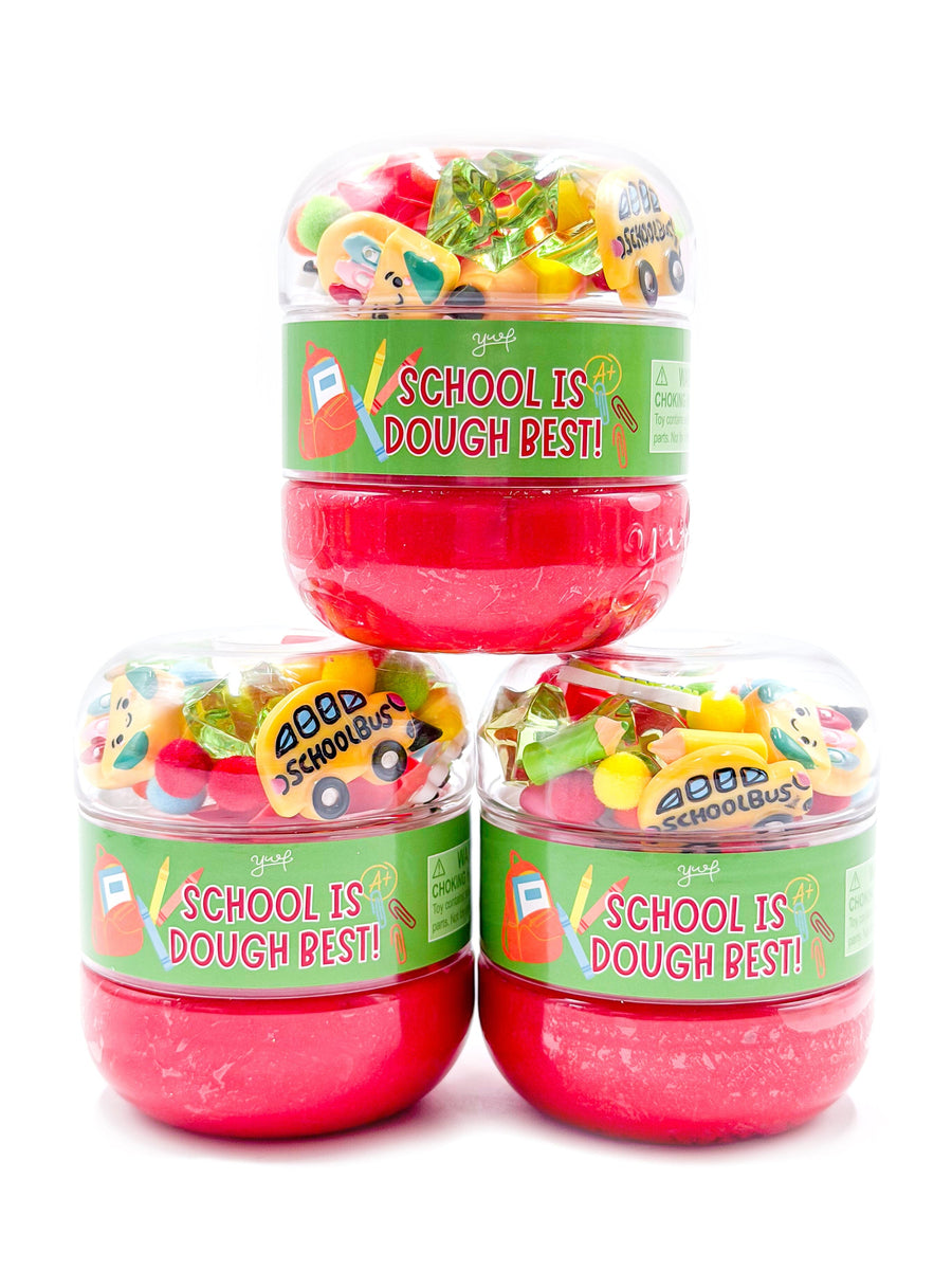 Back to School Sensory Dough Jar - Red Sensory Dough Young, Wild & Friedman 