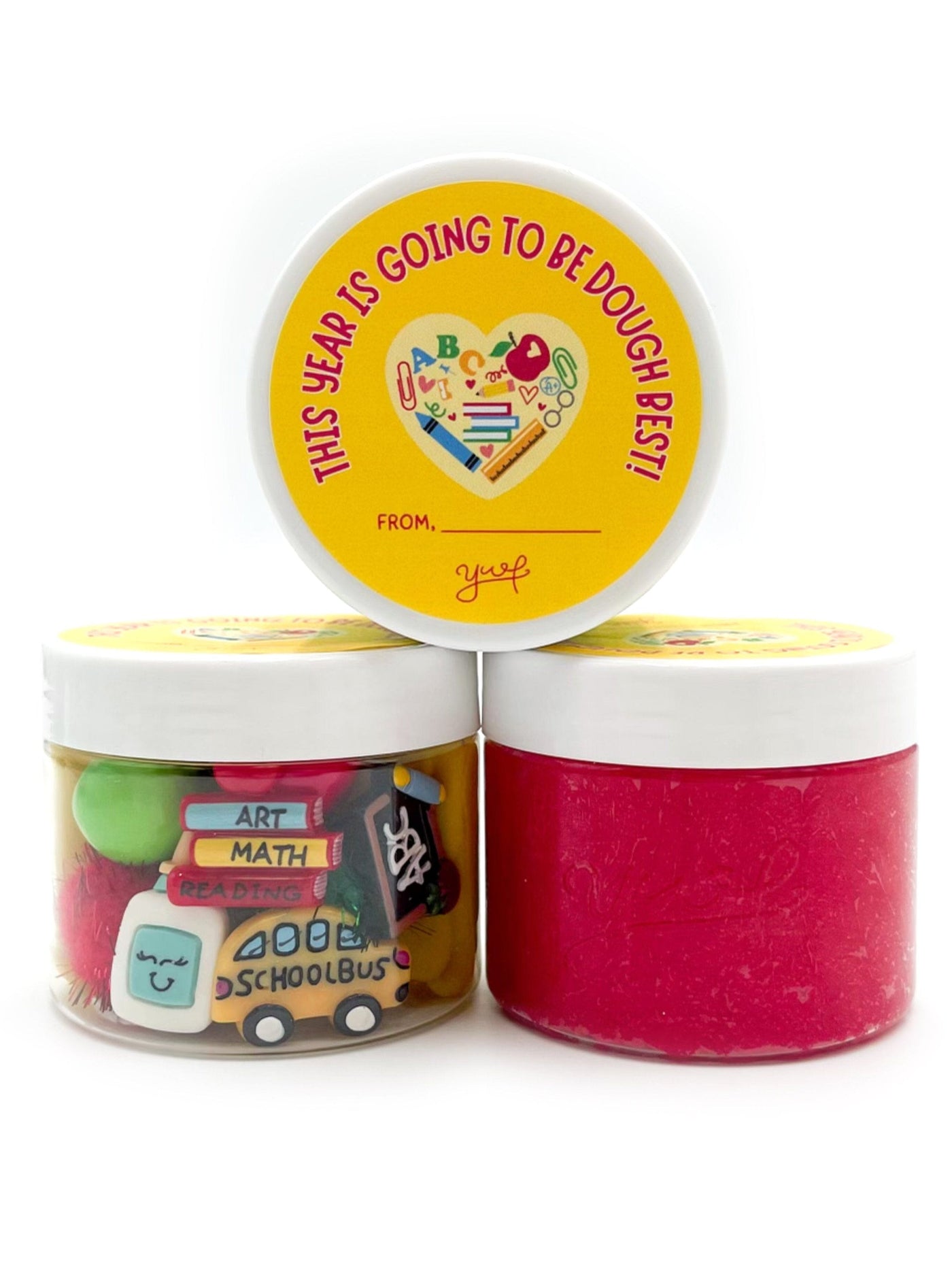 Back to School Sensory Dough Jars Sensory Dough Young, Wild & Friedman 