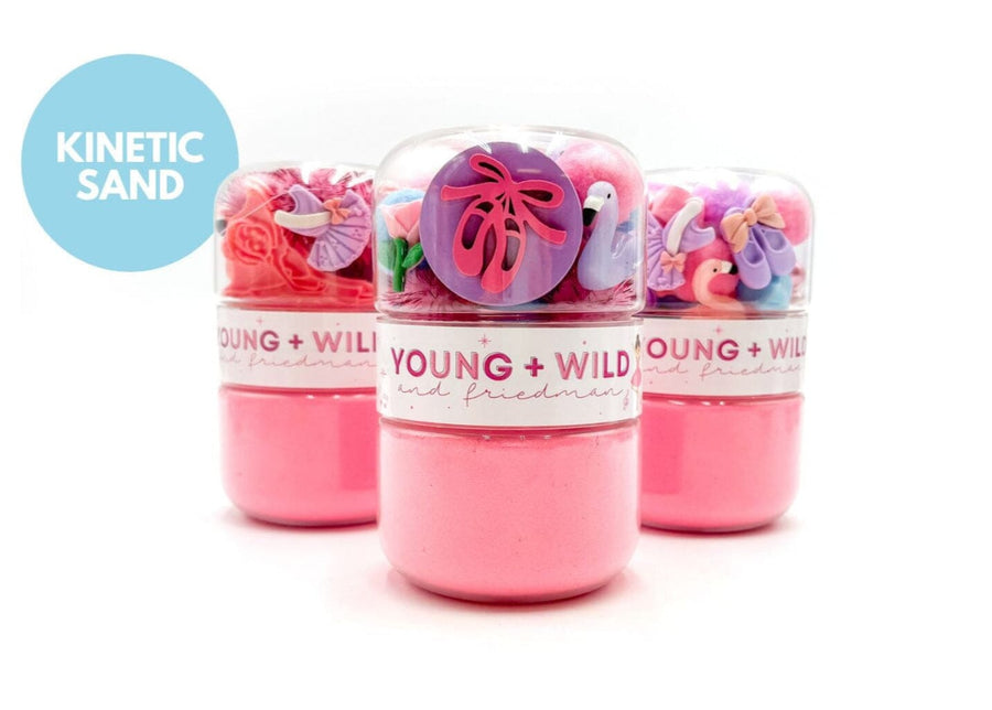 Ballet Grab & Go Kinetic Sand Jar Grab and Go Dough Young, Wild & Friedman 