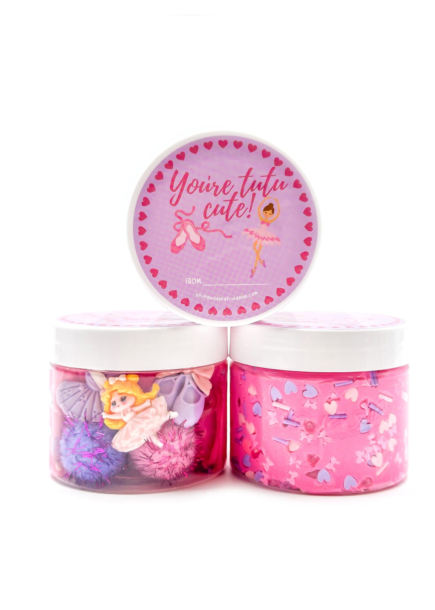 Ballet Valentine Sensory Dough Jar Sensory Dough Young, Wild & Friedman 
