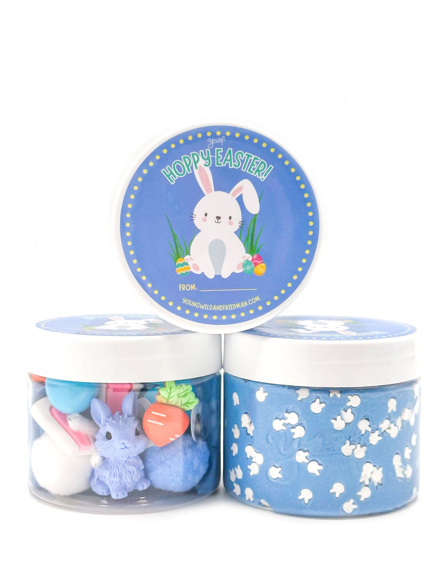 Blue Bunny Sensory Dough Jar Sensory Dough Young, Wild & Friedman 