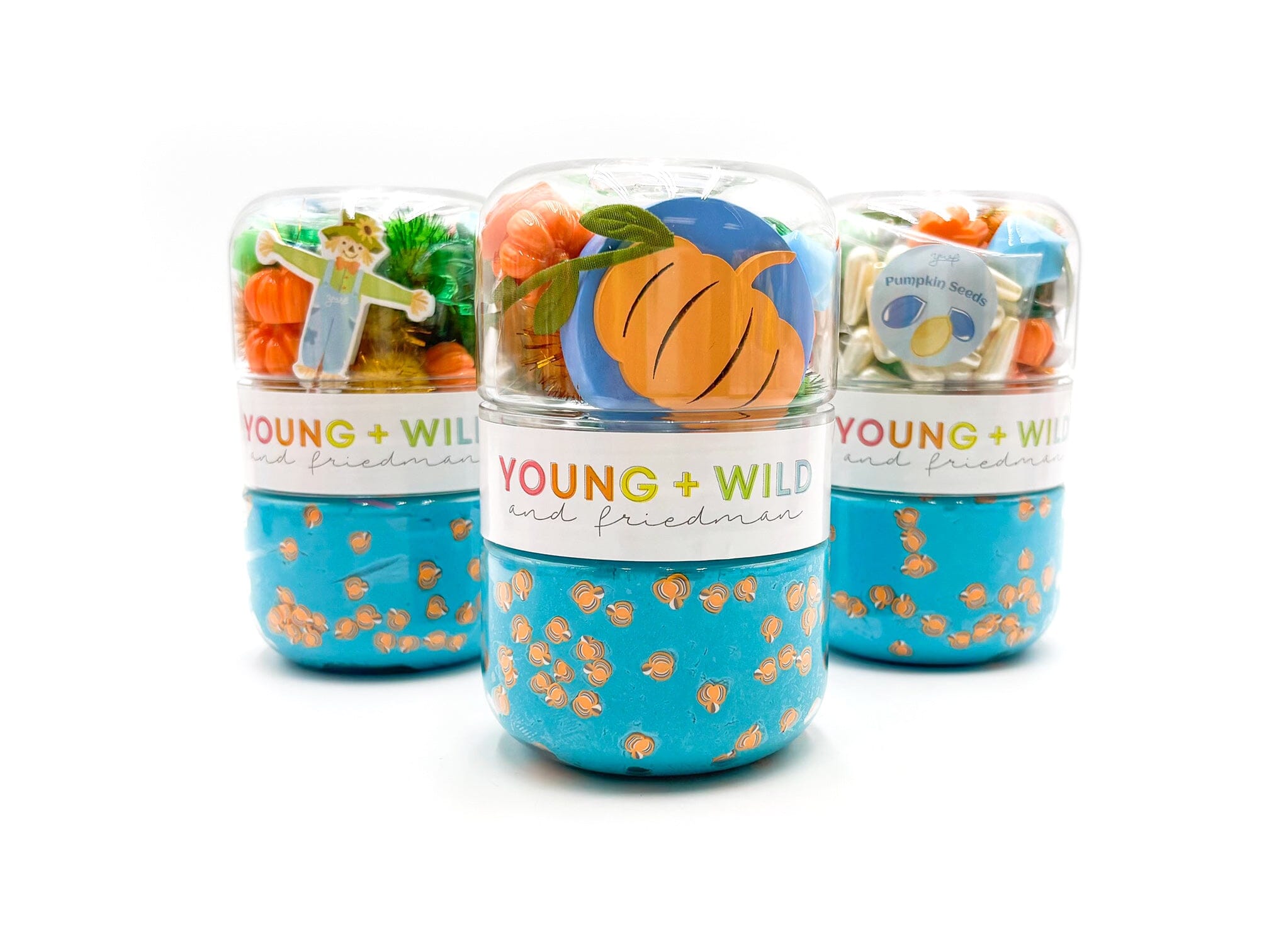 Blue Pumpkin Patch Grab & Go Dough Jar Grab and Go Dough Young, Wild & Friedman 