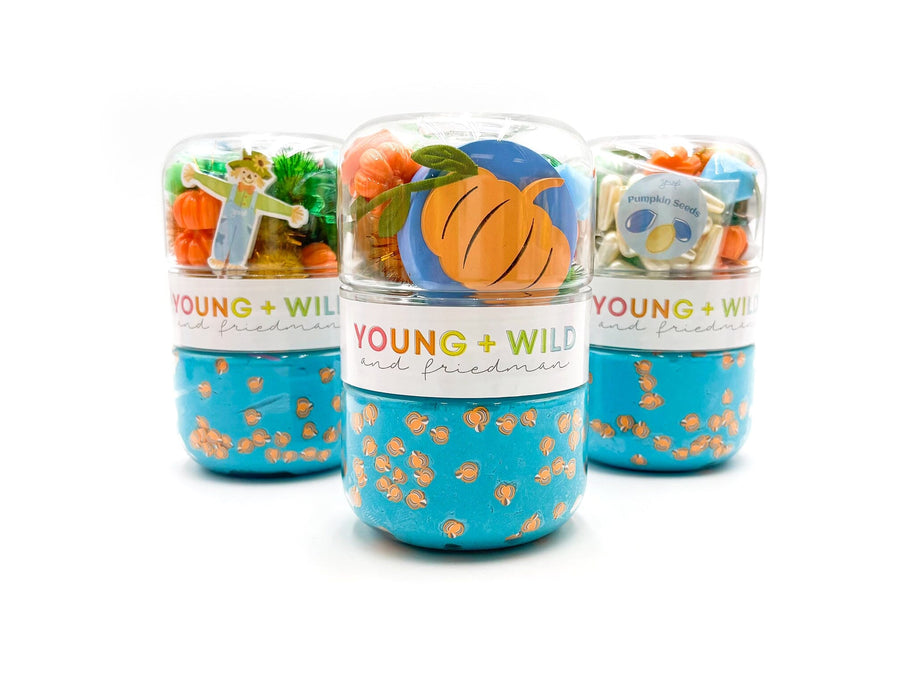 Blue Pumpkin Patch Grab & Go Dough Jar Grab and Go Dough Young, Wild & Friedman 
