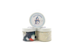 Build a Snowman Favor Jars