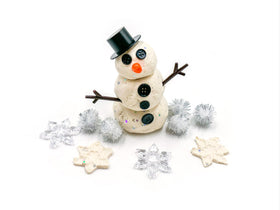 Build a Snowman Favor Jars