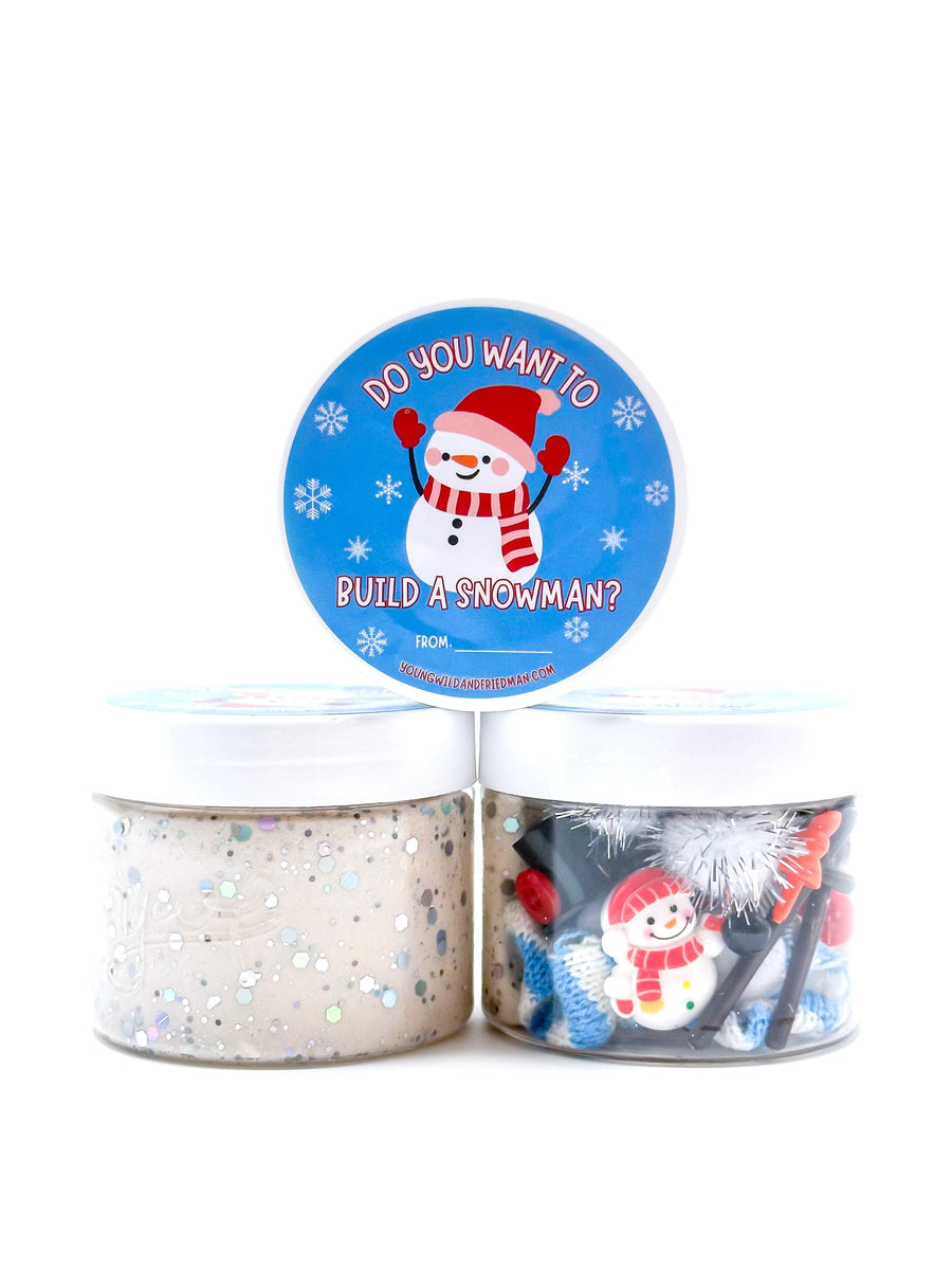 Build a Snowman Sensory Dough Jar Sensory Dough Young, Wild & Friedman 