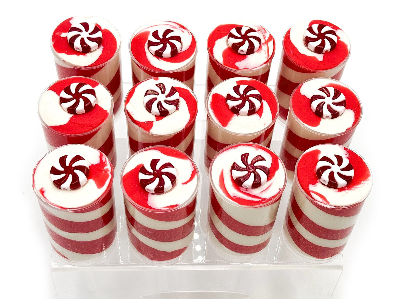 Candy Cane Sensory Dough Push Pop Sensory Dough Young, Wild & Friedman 