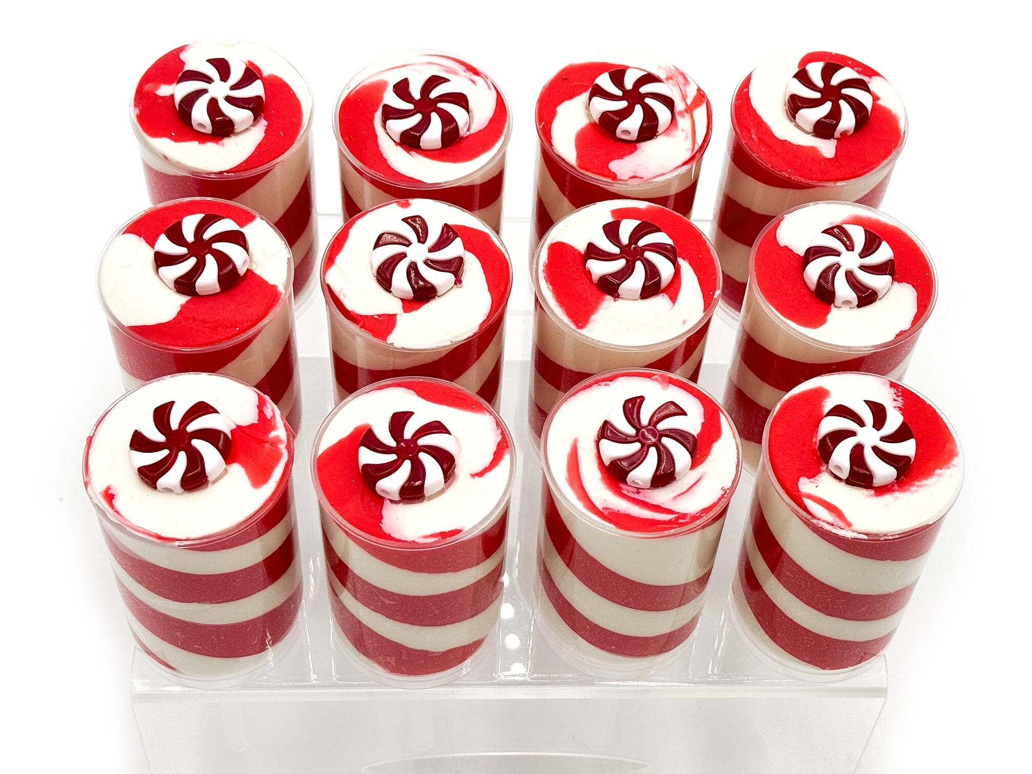 Candy Cane Sensory Dough Push Pop Sensory Dough Young, Wild & Friedman 