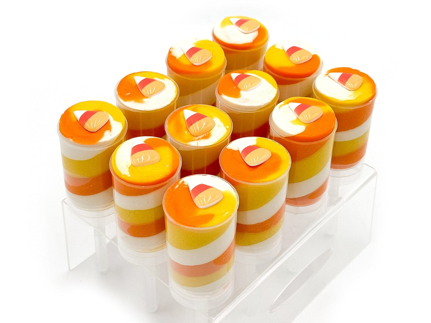 Candy Corn Sensory Dough Push Pop Sensory Dough Young, Wild & Friedman 