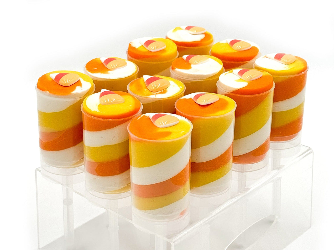Candy Corn Sensory Dough Push Pop Sensory Dough Young, Wild & Friedman 