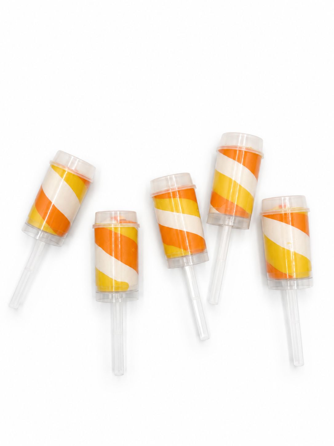 Candy Corn Sensory Dough Push Pop Sensory Dough Young, Wild & Friedman 