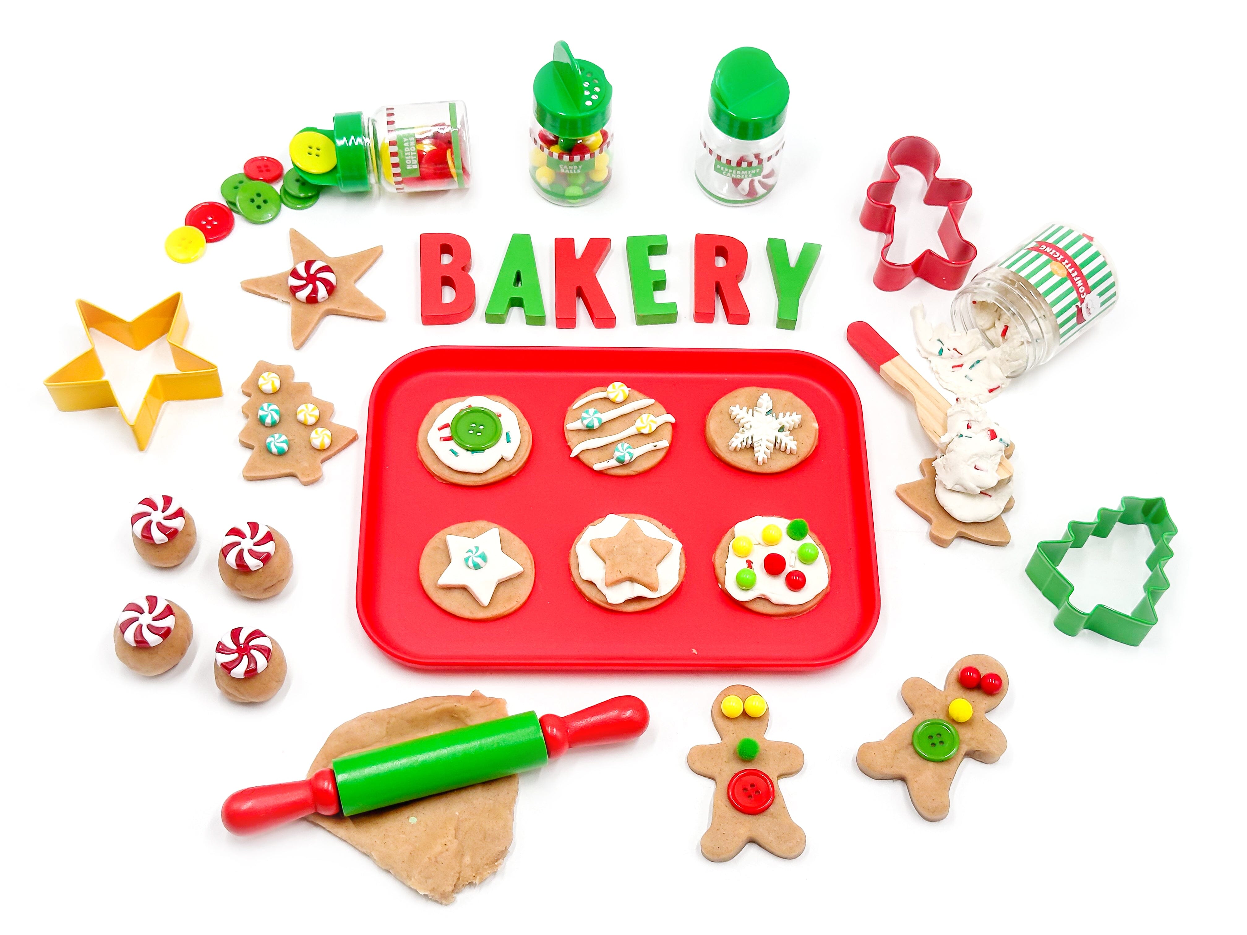 Christmas Baking Sensory Dough Play Set Special Young, Wild & Friedman 
