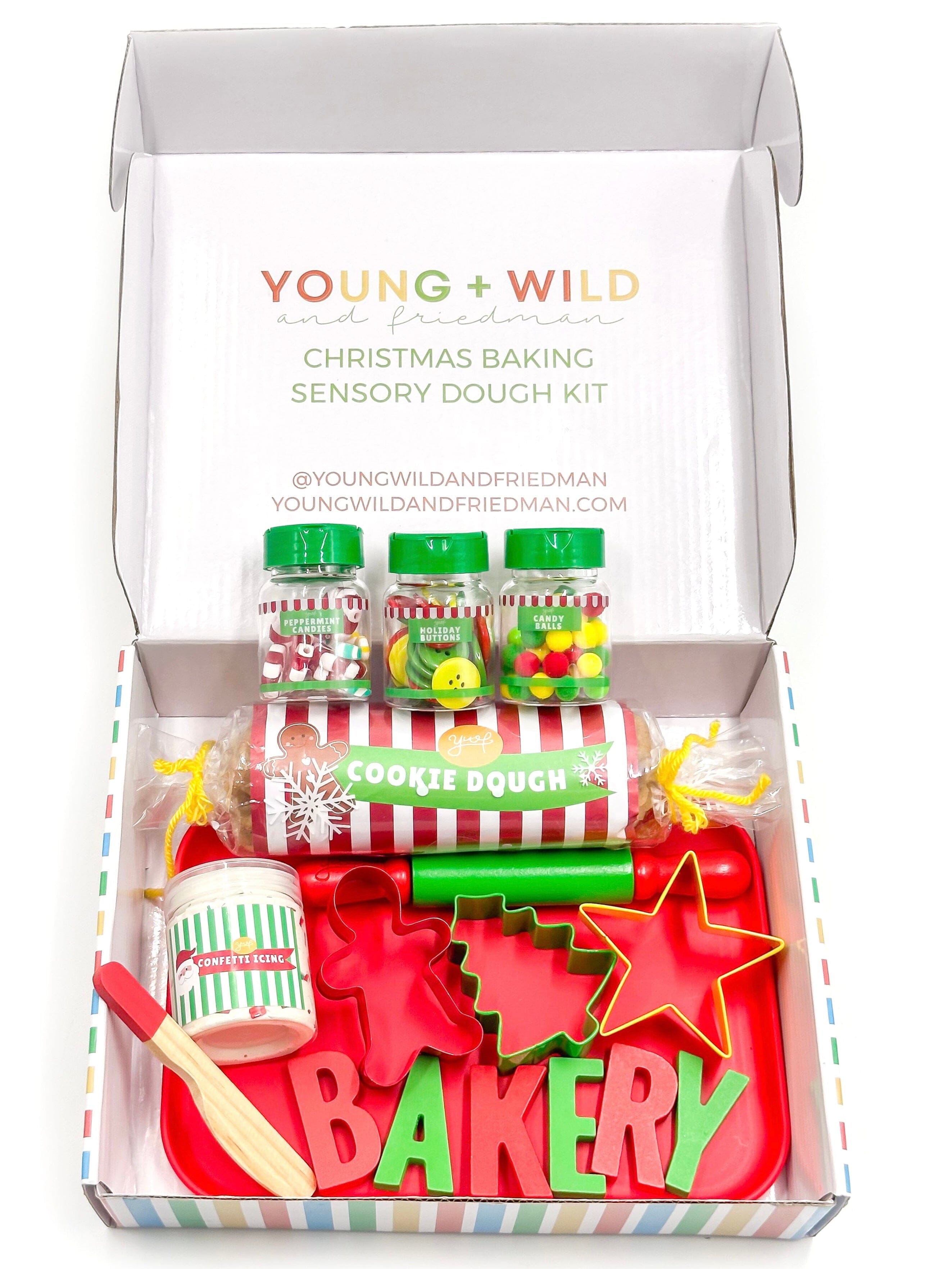 Christmas Baking Sensory Dough Play Set Special Young, Wild & Friedman 