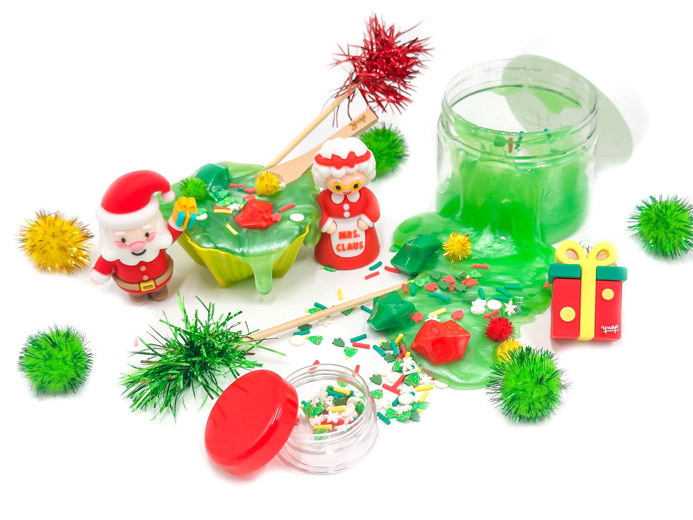 Christmas Slime Mini Sensory Kit Mini Kit Young, Wild & Friedman 