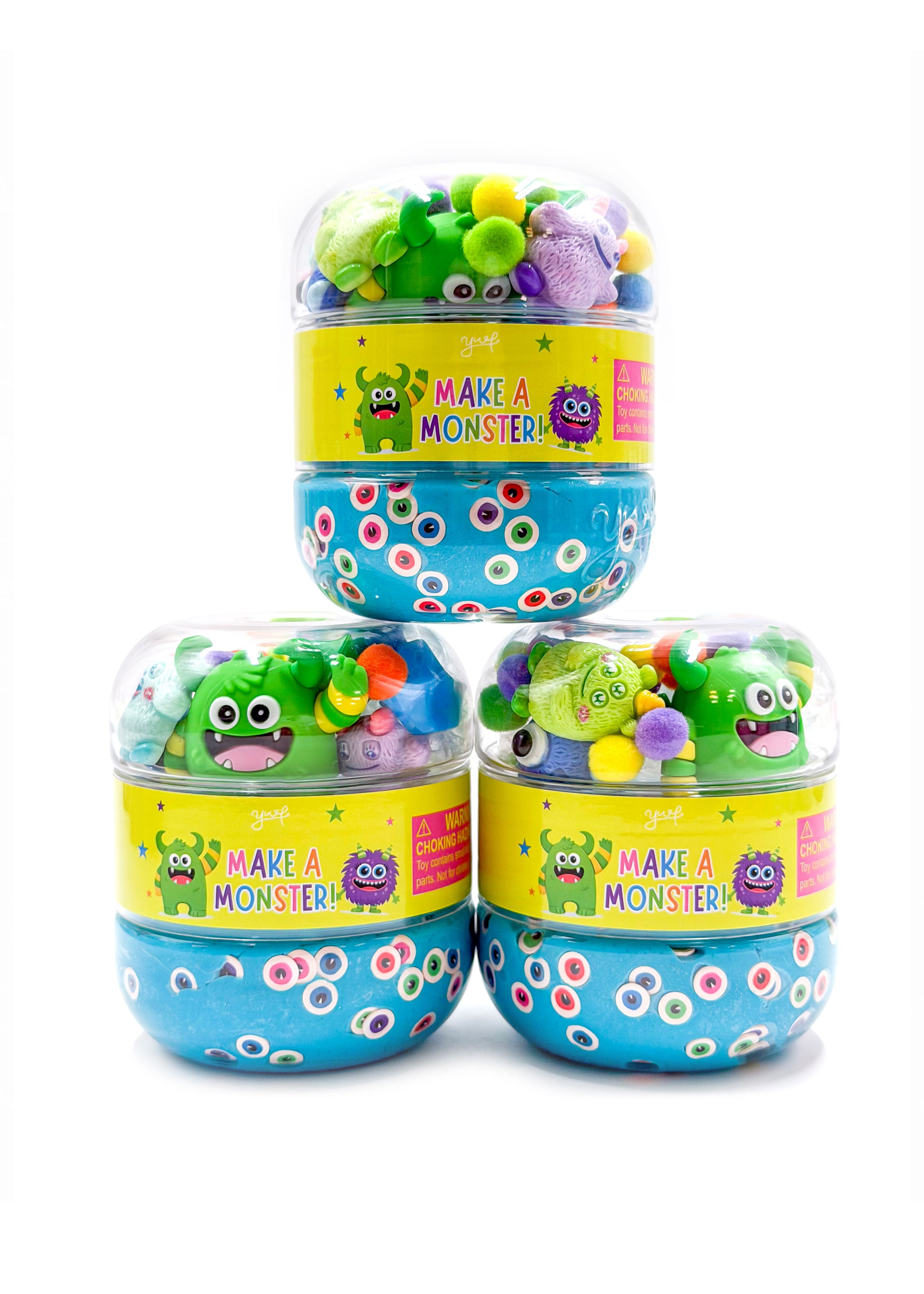 Colorful Monster Sensory Dough Jar Sensory Dough Young, Wild & Friedman 