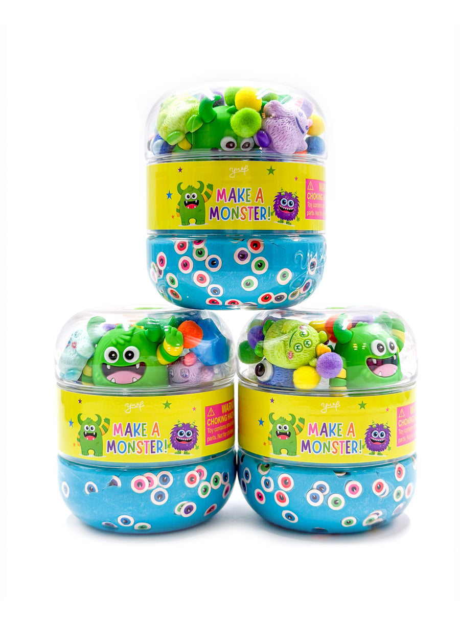 Colorful Monster Sensory Dough Jar Sensory Dough Young, Wild & Friedman 