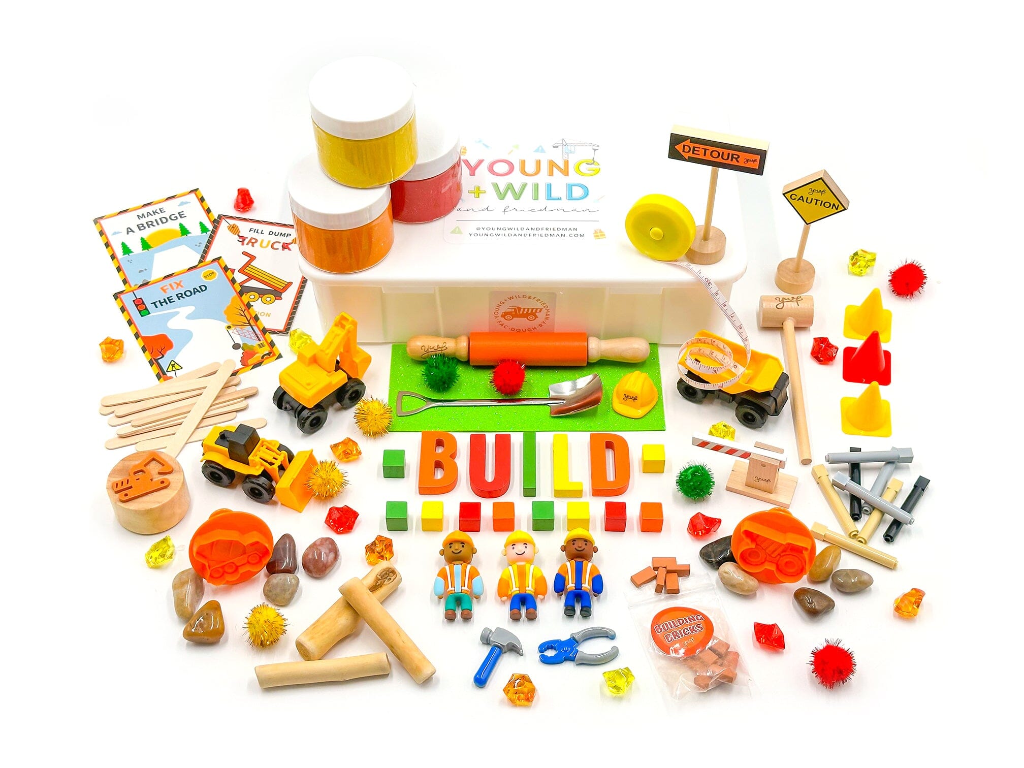 Construction Sensory Kit · Young + Wild and Friedman