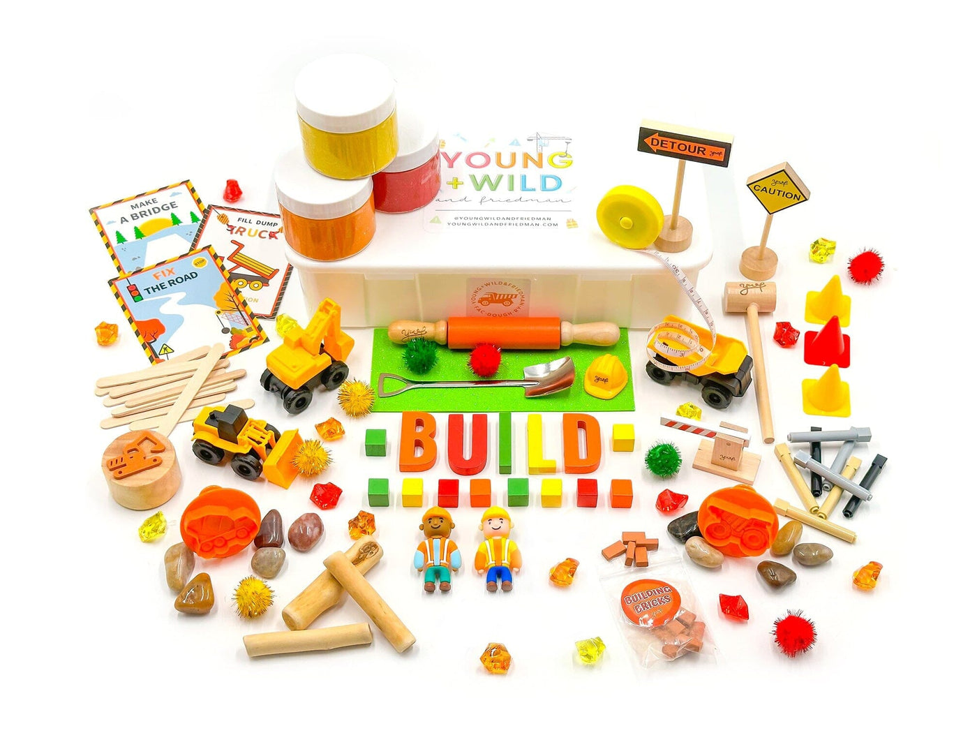 Construction Sensory Kit - Gluten Free Sensory Kit Young, Wild & Friedman 