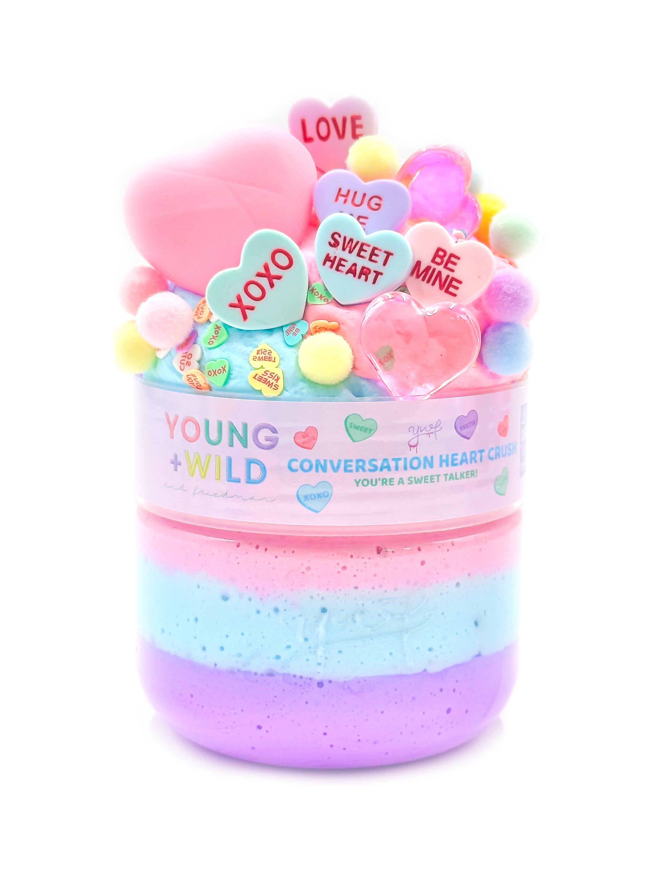 Conversation Heart Crush Slime Slime Young, Wild & Friedman 