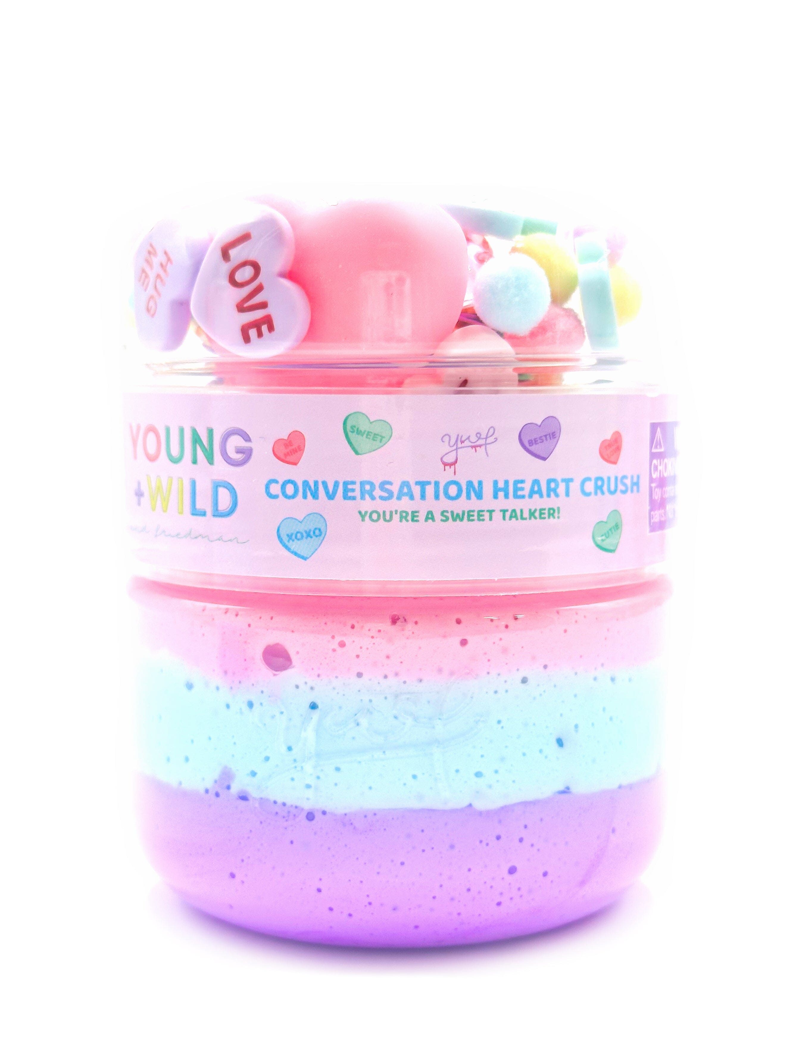 Conversation Heart Crush Slime Slime Young, Wild & Friedman 