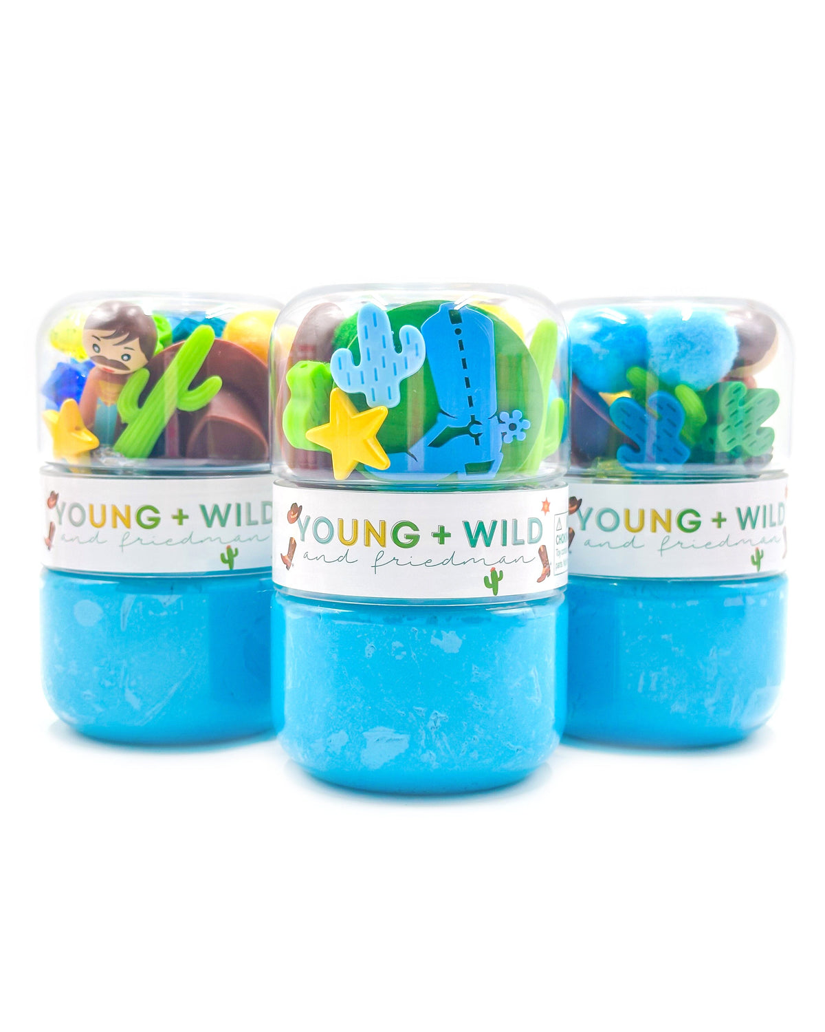 Cowboy Grab & Go Dough Jar Grab and Go Dough Young, Wild & Friedman 
