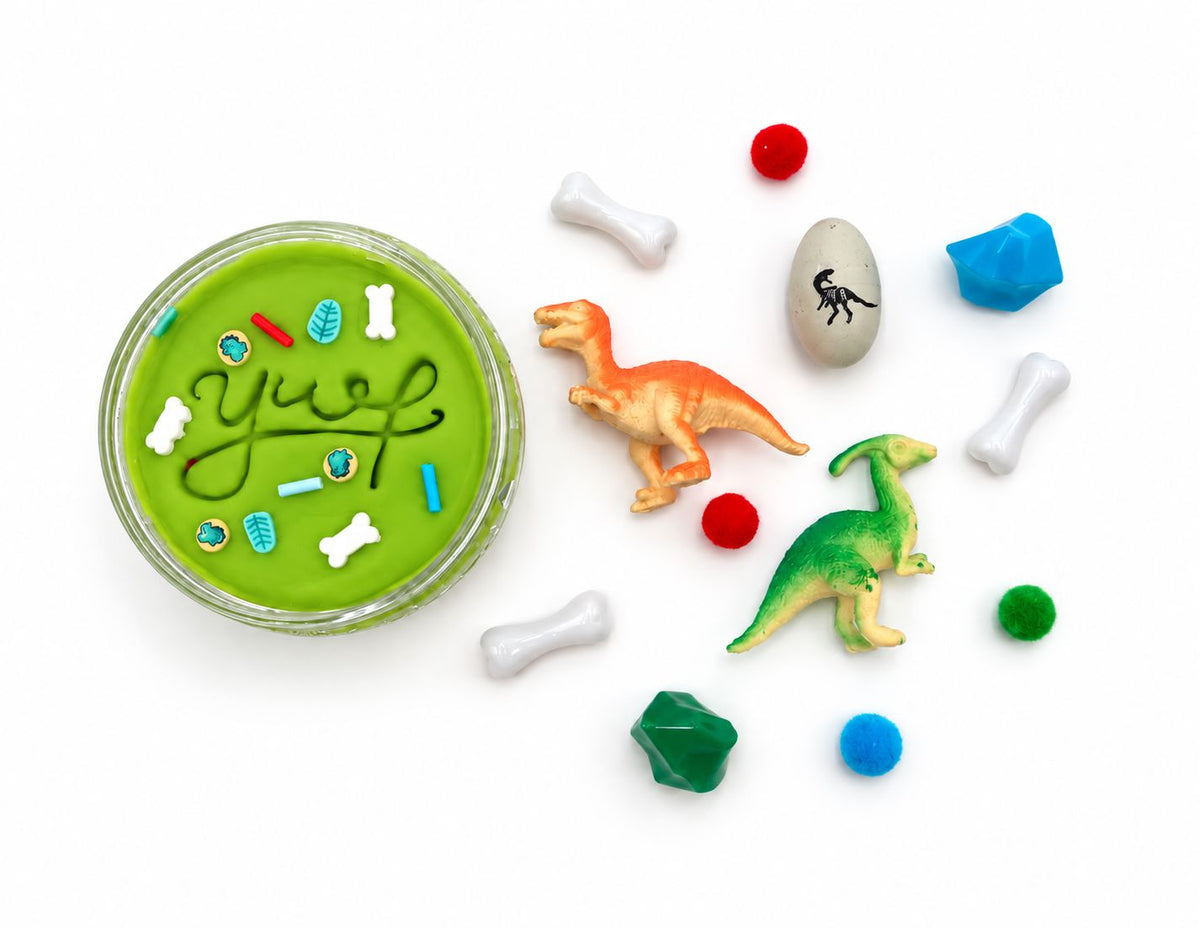 Dinosaur Sensory Dough Jar Sensory Dough Young, Wild & Friedman 