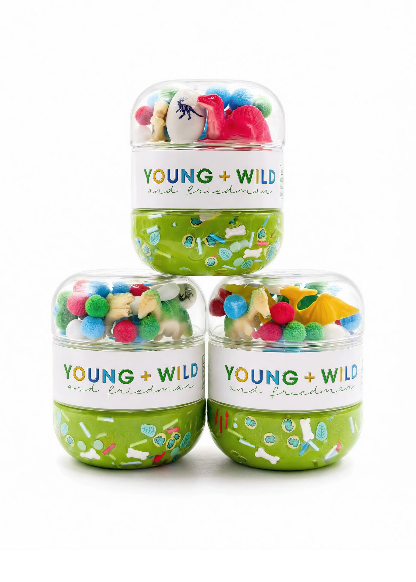 Dinosaur Sensory Dough Jar Sensory Dough Young, Wild & Friedman 