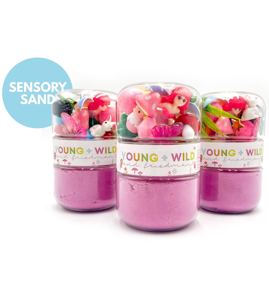 Fairy Grab & Go Sensory Sand Jar Grab and Go Dough Young, Wild & Friedman 