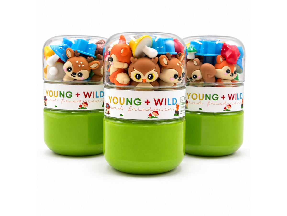 Fall Animals Grab & Go Dough Jar Grab and Go Dough Young, Wild & Friedman 