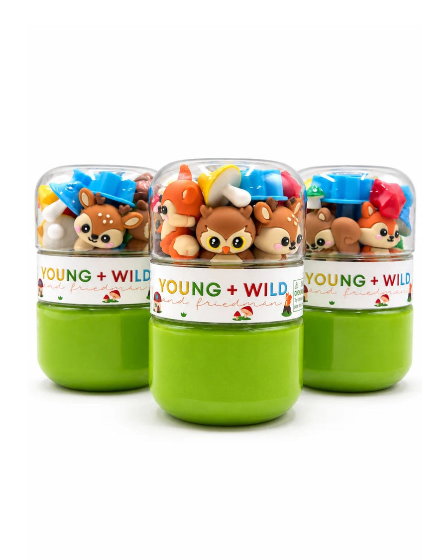 Fall Animals Grab & Go Dough Jar Grab and Go Dough Young, Wild & Friedman 