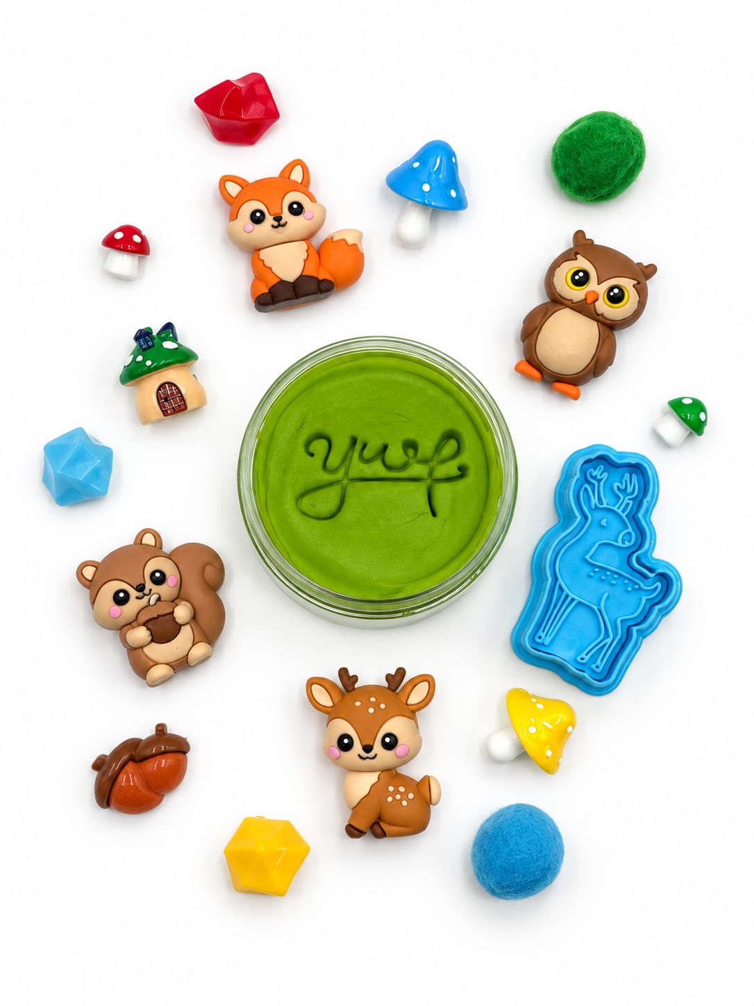 Fall Animals Grab & Go Dough Jar Grab and Go Dough Young, Wild & Friedman 