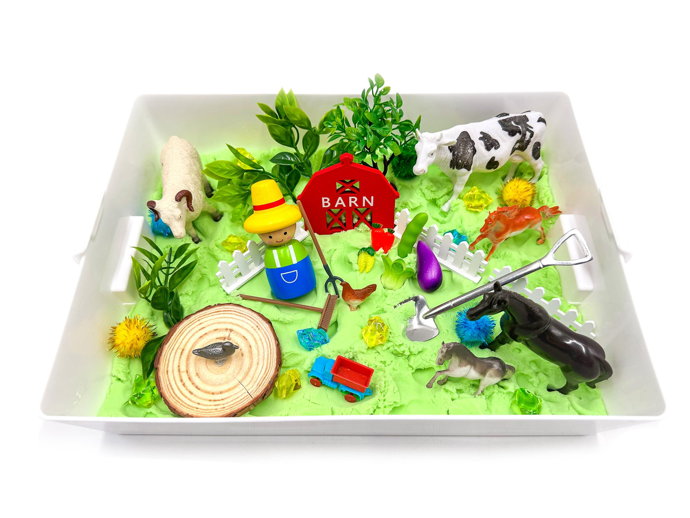 Farm Sensory Bin Sensory Bin Young, Wild & Friedman 