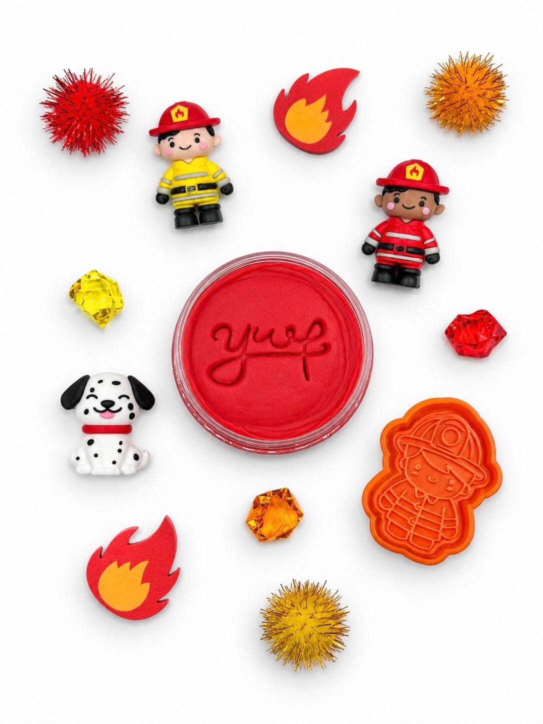 Firefighter Grab & Go Dough Jar Grab and Go Dough Young, Wild & Friedman 