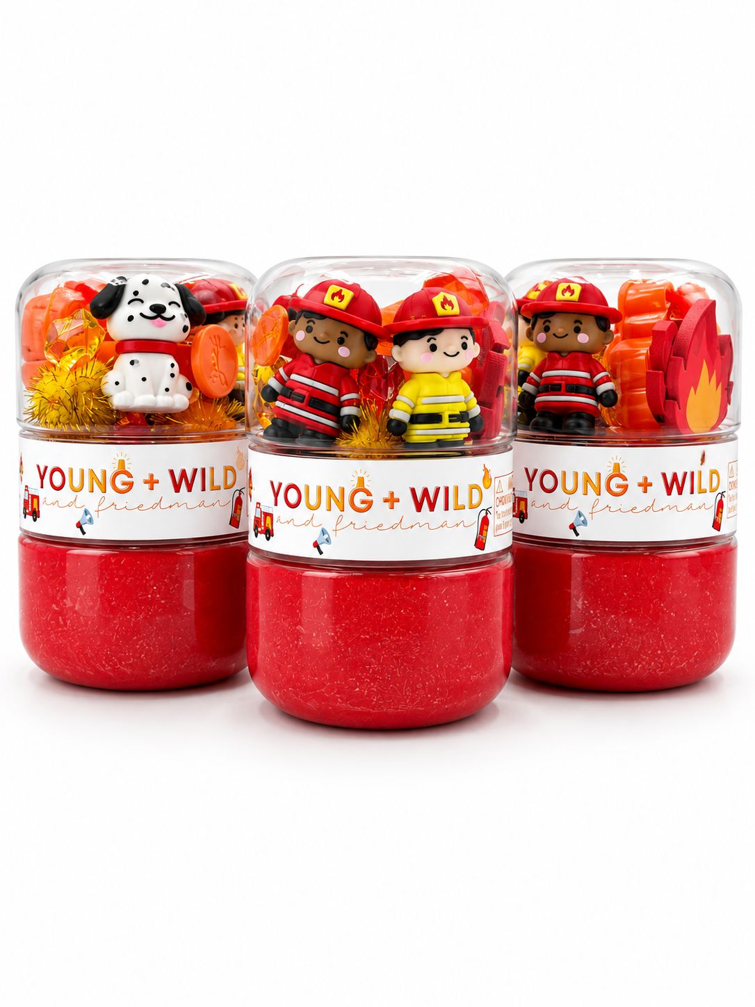 Firefighter Grab & Go Dough Jar Grab and Go Dough Young, Wild & Friedman 
