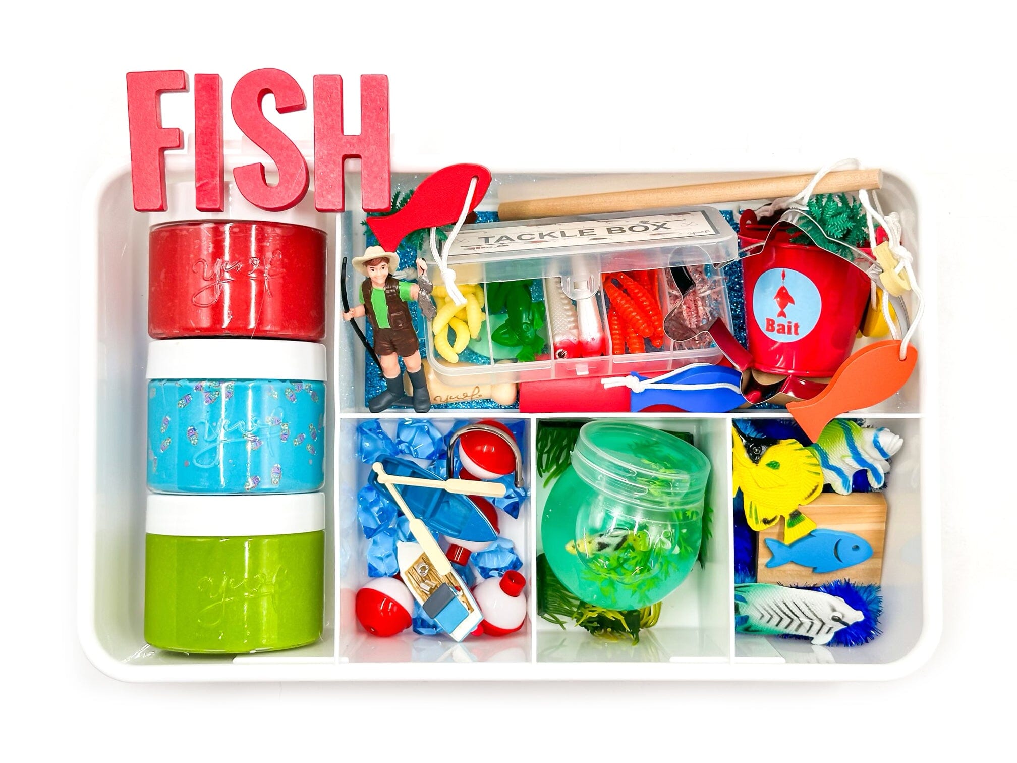 Fishing Sensory Kit · Young + Wild and Friedman