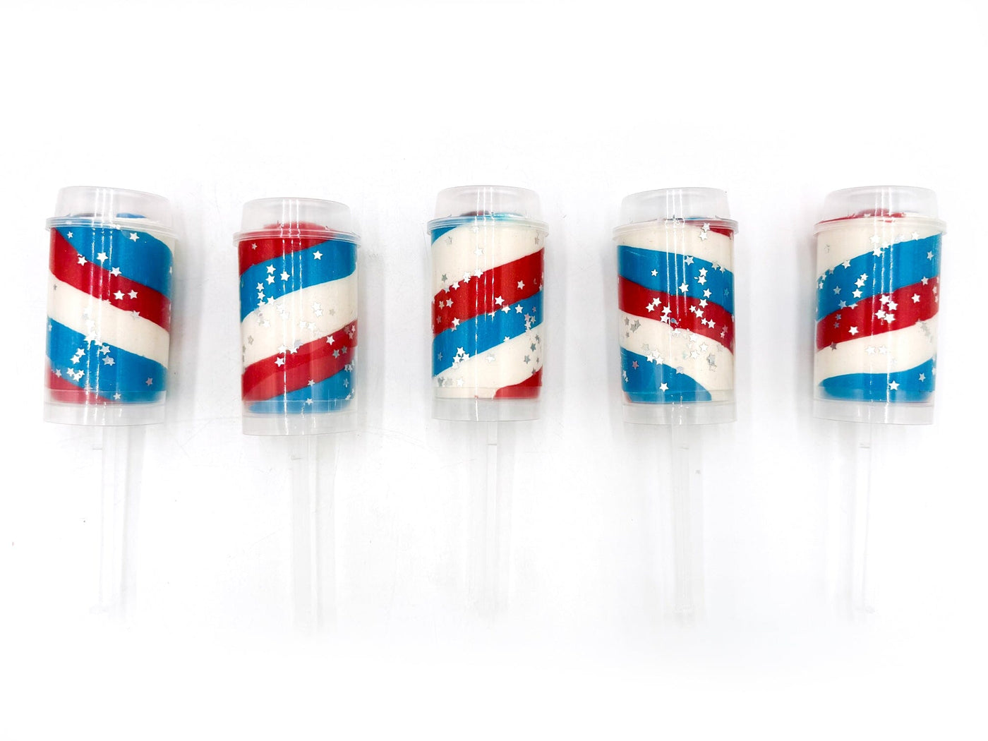 Fourth of July Sensory Dough Push Pop Sensory Dough Young, Wild & Friedman 