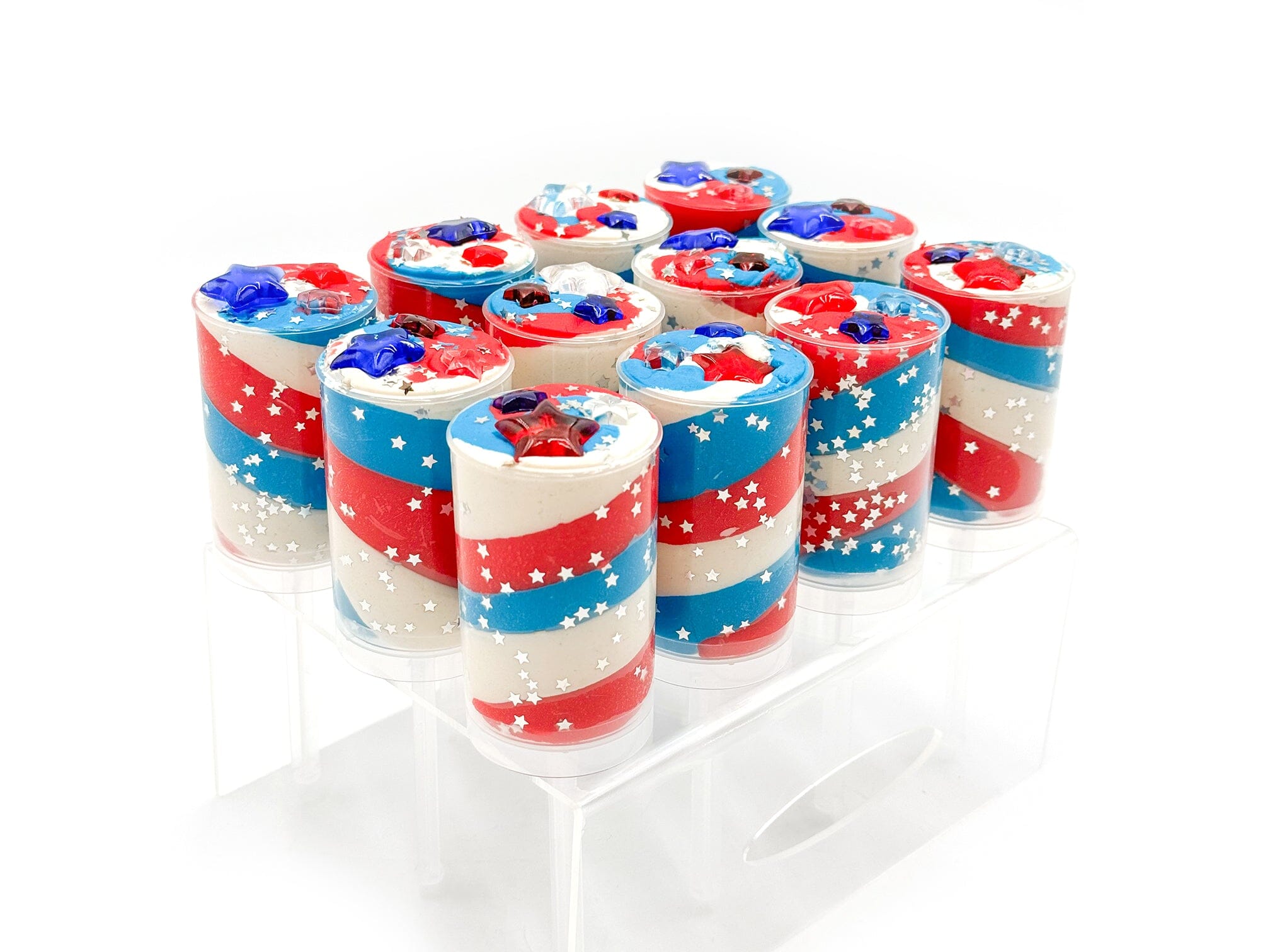 Fourth of July Sensory Dough Push Pop Sensory Dough Young, Wild & Friedman 