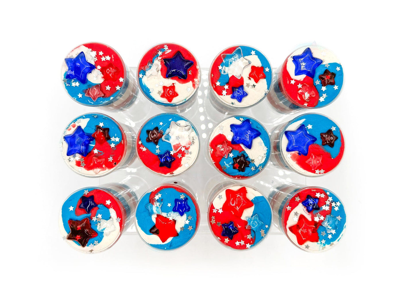 Fourth of July Sensory Dough Push Pop Sensory Dough Young, Wild & Friedman 