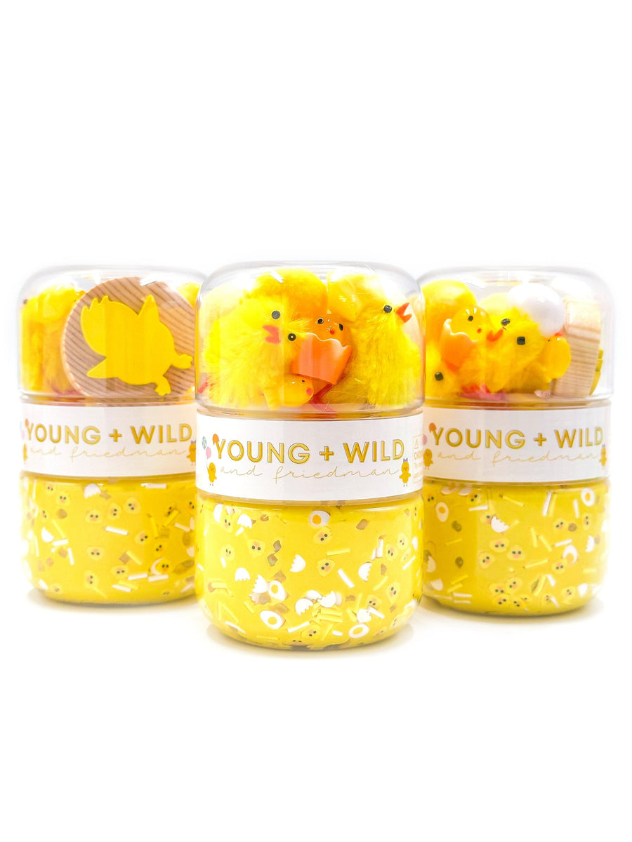 Fuzzy Chick Grab & Go Dough Jar Grab and Go Dough Young, Wild & Friedman 